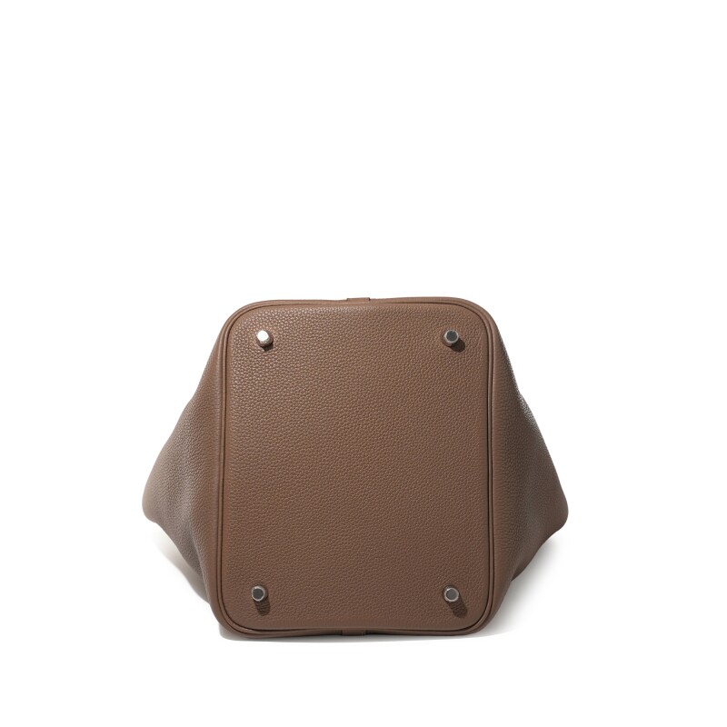 Hermès Beige de Weimar Clemence Picotin Lock 22 Palladium Hardware - Image 5